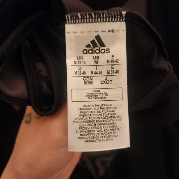 Medium adidas aeroready zebra print top - Picture 3 of 3